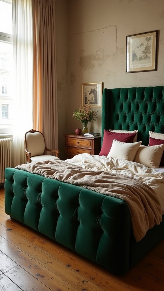 luxurious velvet bedroom elegance