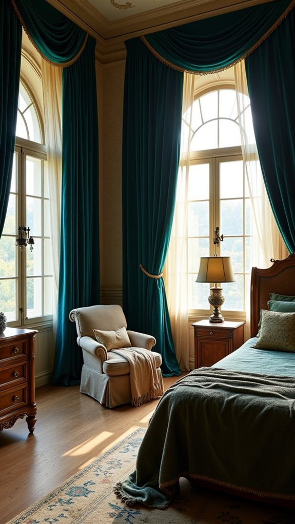 luxurious velvet drapery elegance