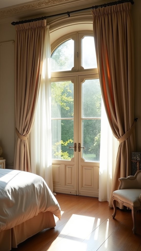 luxurious window treatments privacy