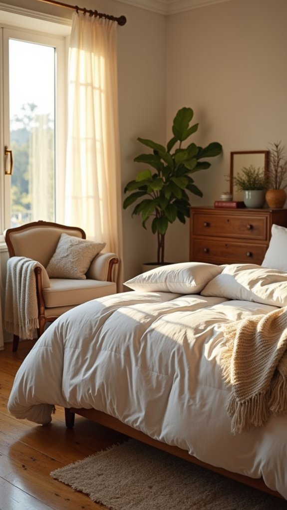 luxury bedding enhances comfort