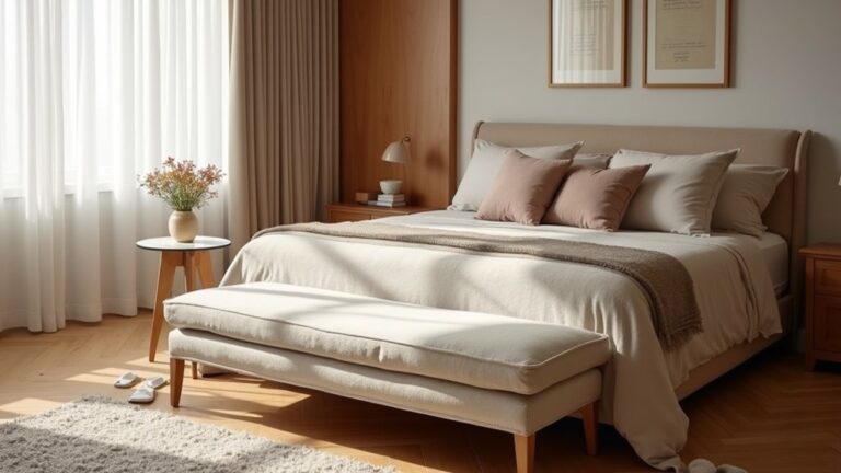 luxury bedroom bench designs