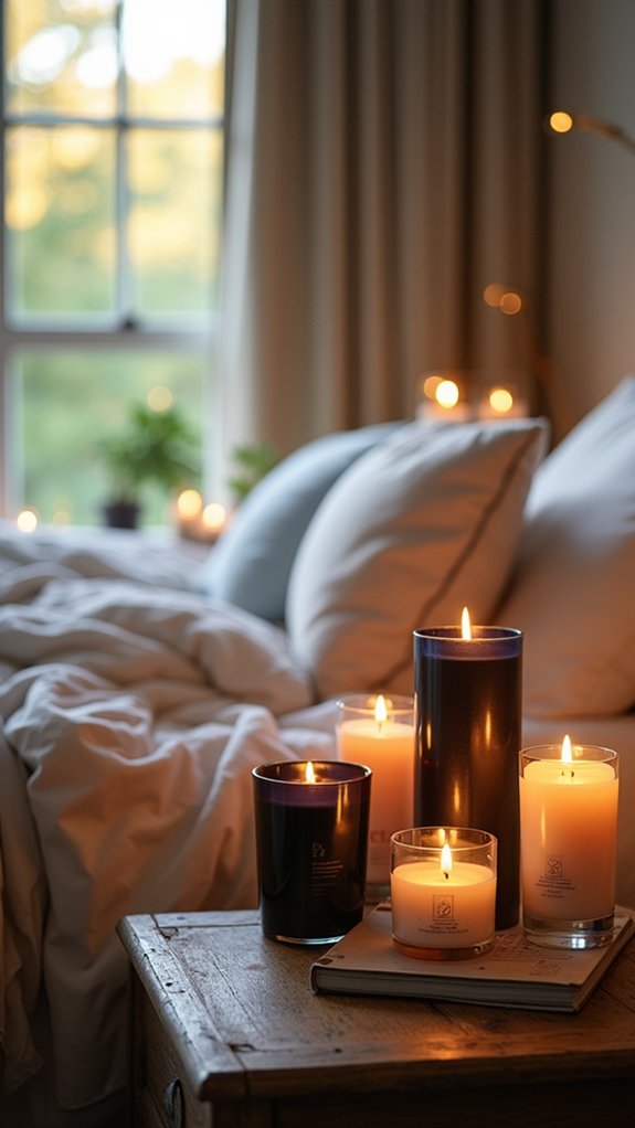 luxury candles enhance ambiance