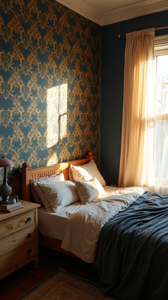 metallic accents enhance elegance