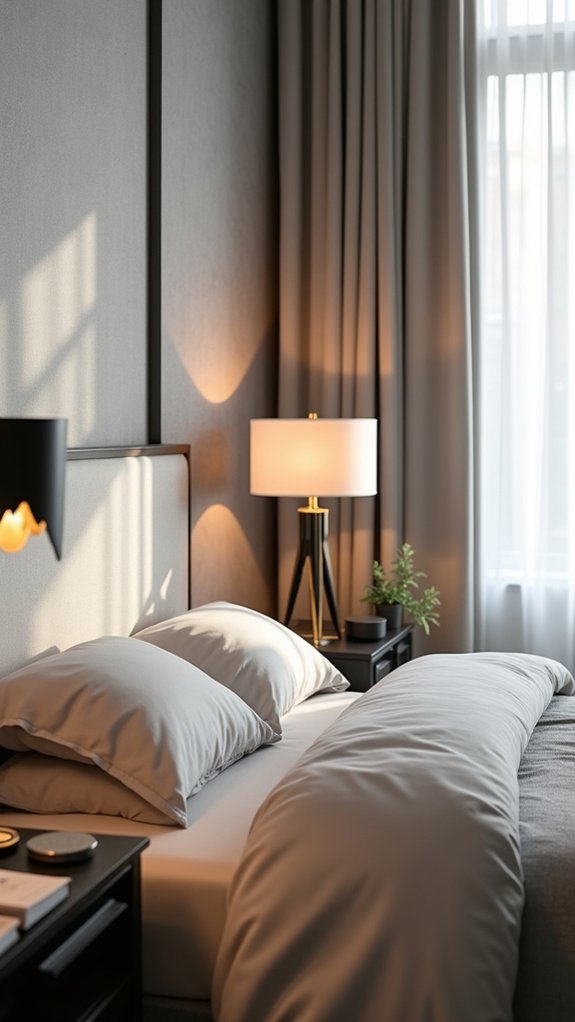 modern lamps enhance ambiance
