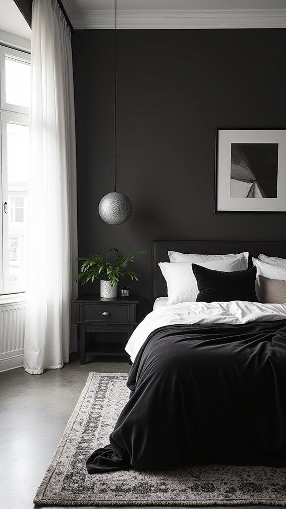 monochrome elegance and contrast