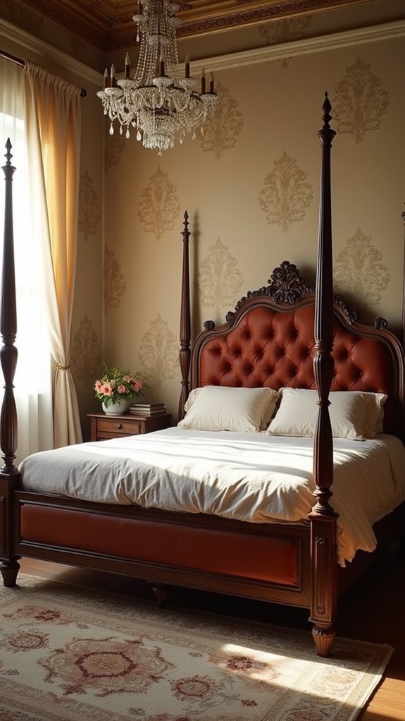 opulent regal bedroom elegance
