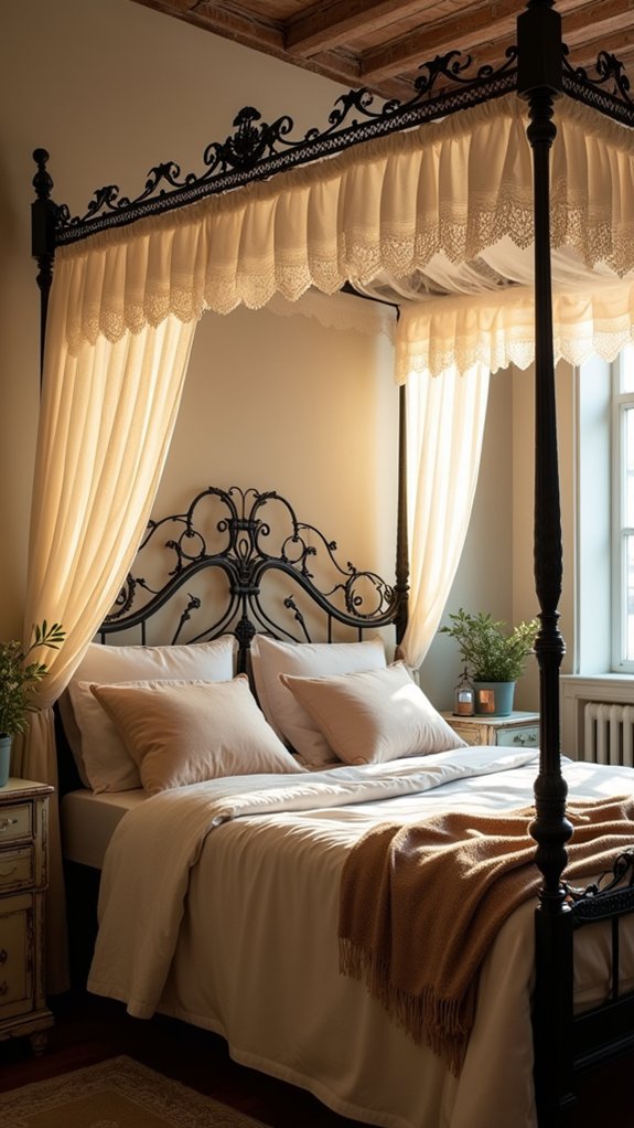 ornate metal canopy elegance