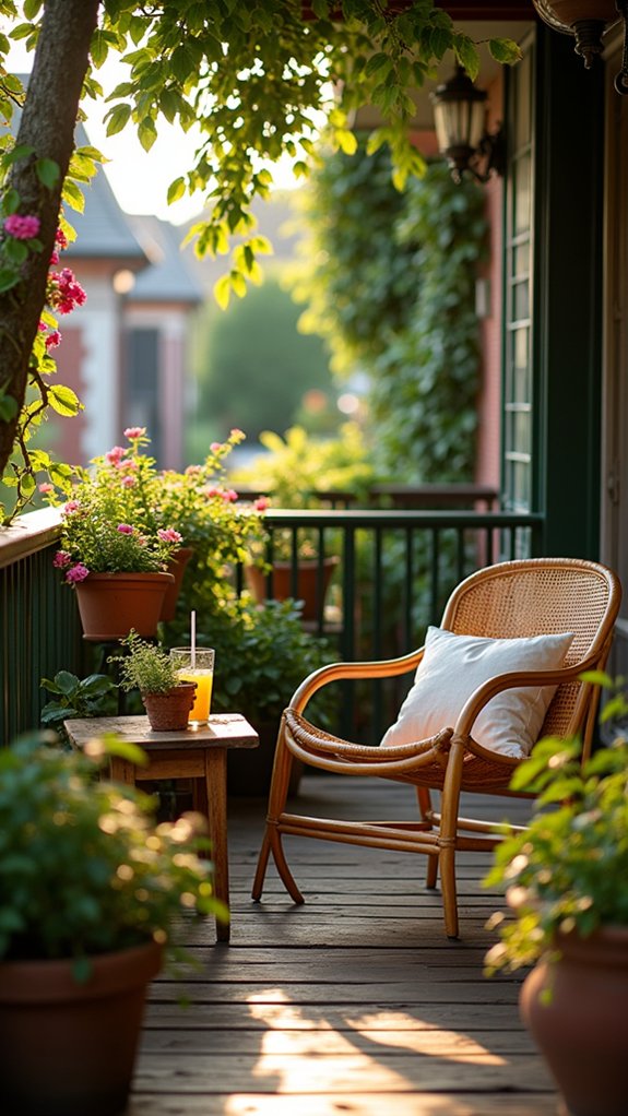 outdoor relaxation oasis balcony