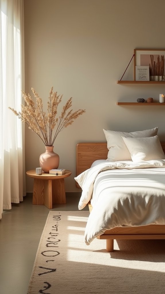 personalized minimalist bedroom decor