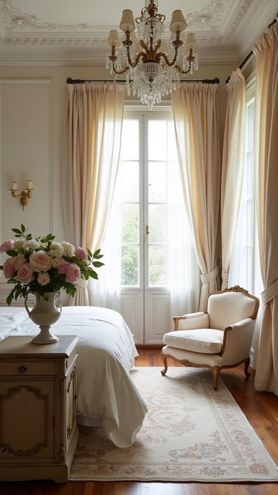 romantic ornate bedroom elegance