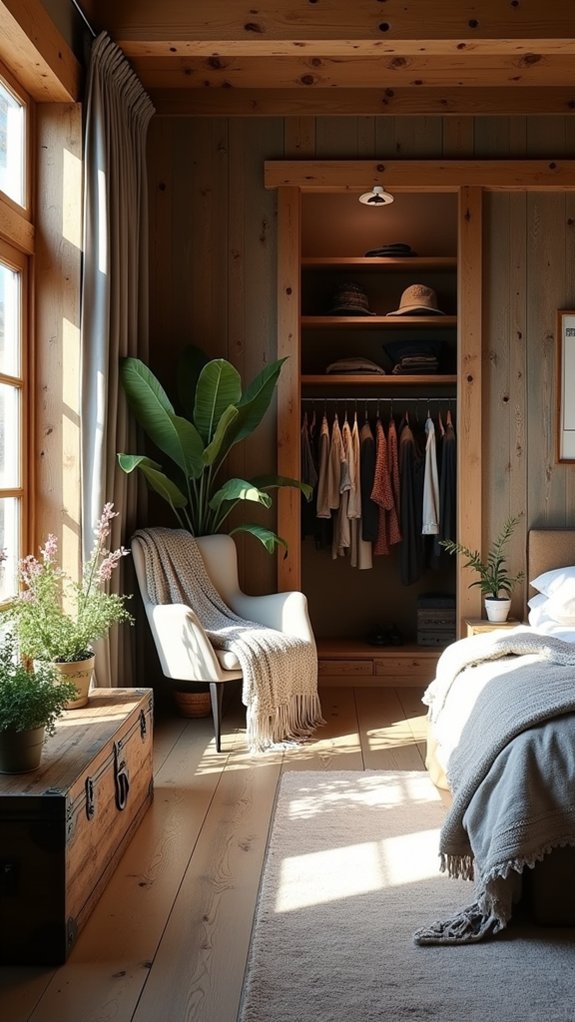 rustic cozy bedroom retreat