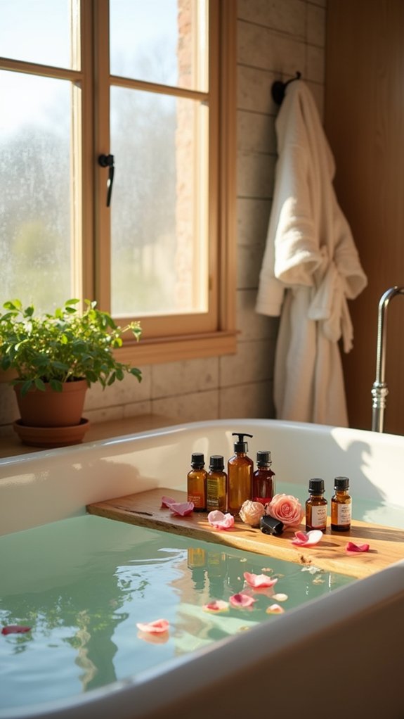 scented bath for relaxation