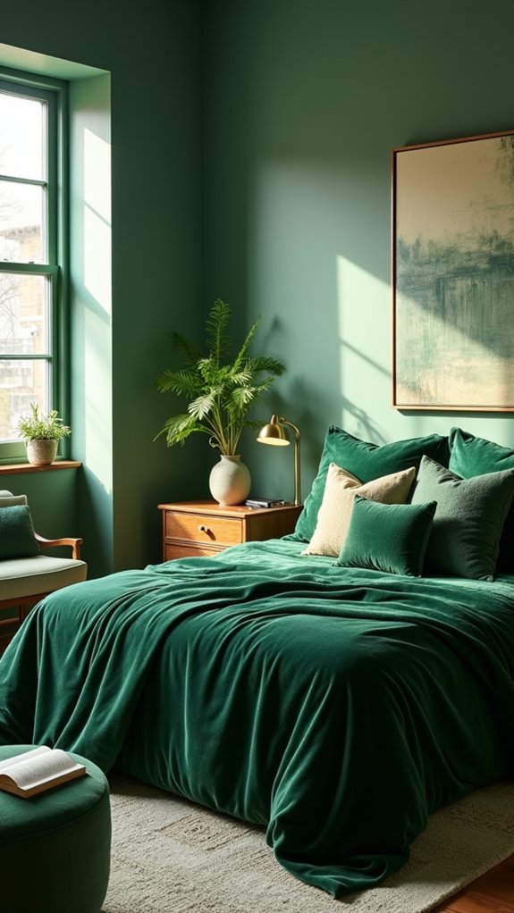 serene emerald green sanctuary