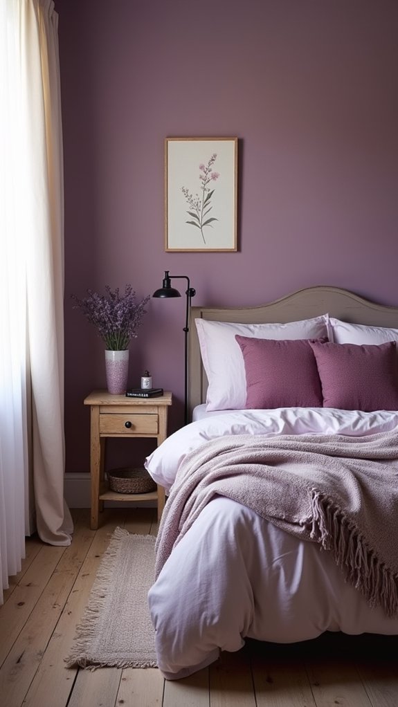 serene luxurious bedroom colors