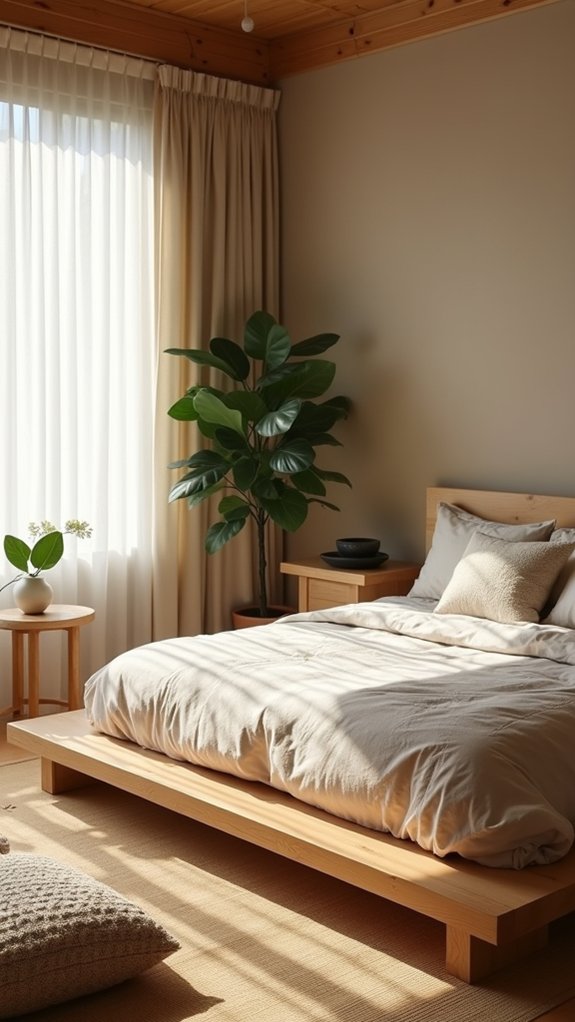 serene minimalist bedroom design