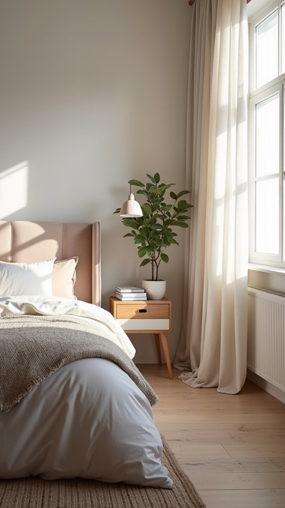 serene minimalist bedroom design