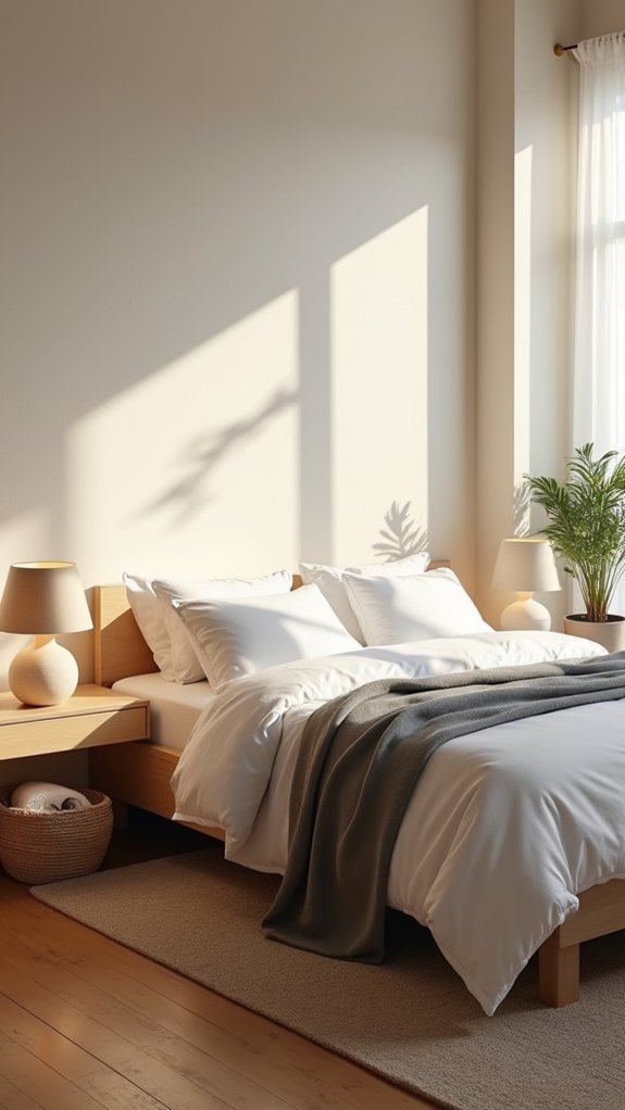 serene minimalist bedroom design