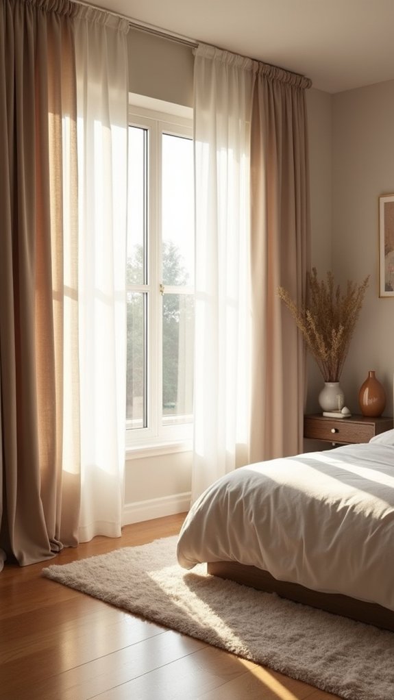 serene minimalist solid colors