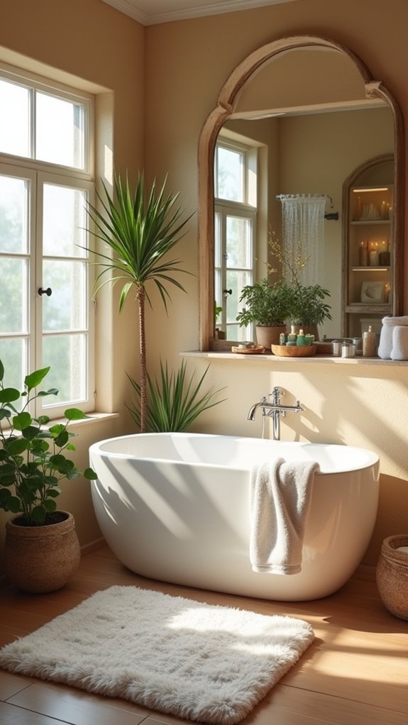 serene retreat with natural elements