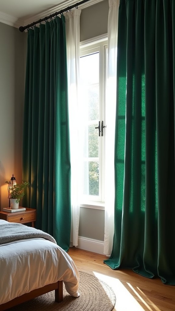 sleek grommet top curtains