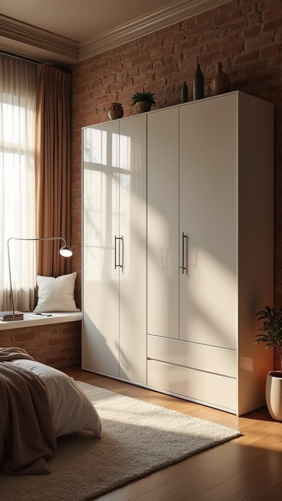sleek modern elegant wardrobes