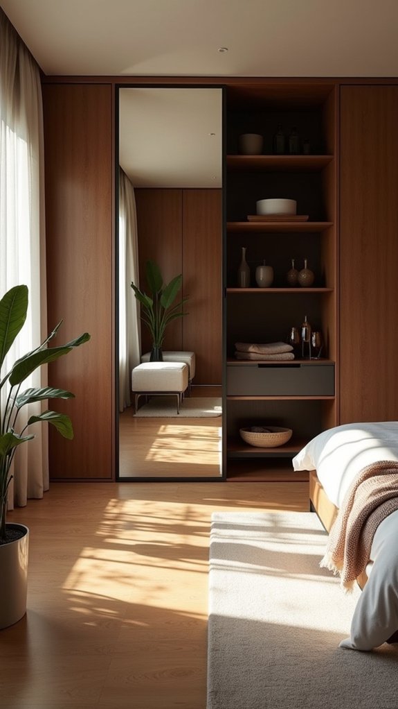 sleek space saving wardrobe solution