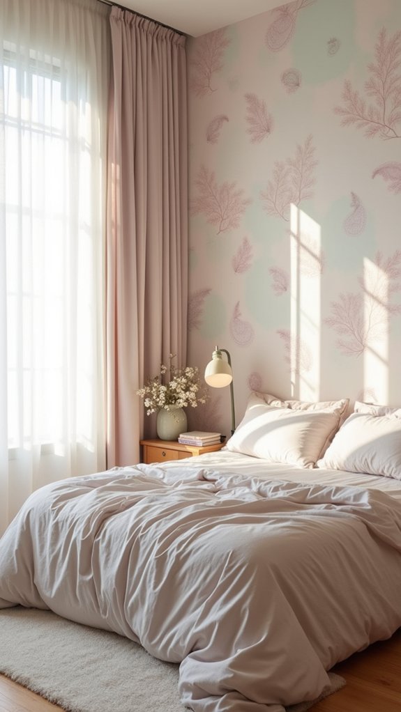 soft pastel bedroom vibes