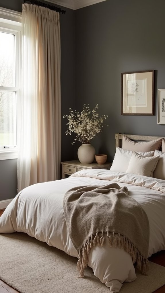 sophisticated calming bedroom retreat