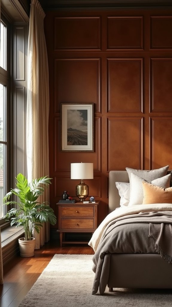 sophisticated cozy leather elegance