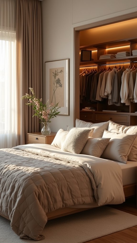 sophisticated inviting luxury suite