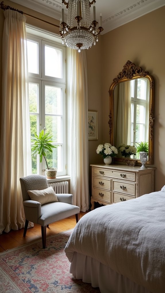 sophisticated mirrors enhance spaces