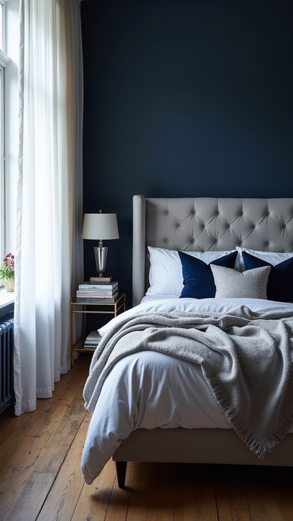 sophisticated navy silver haven