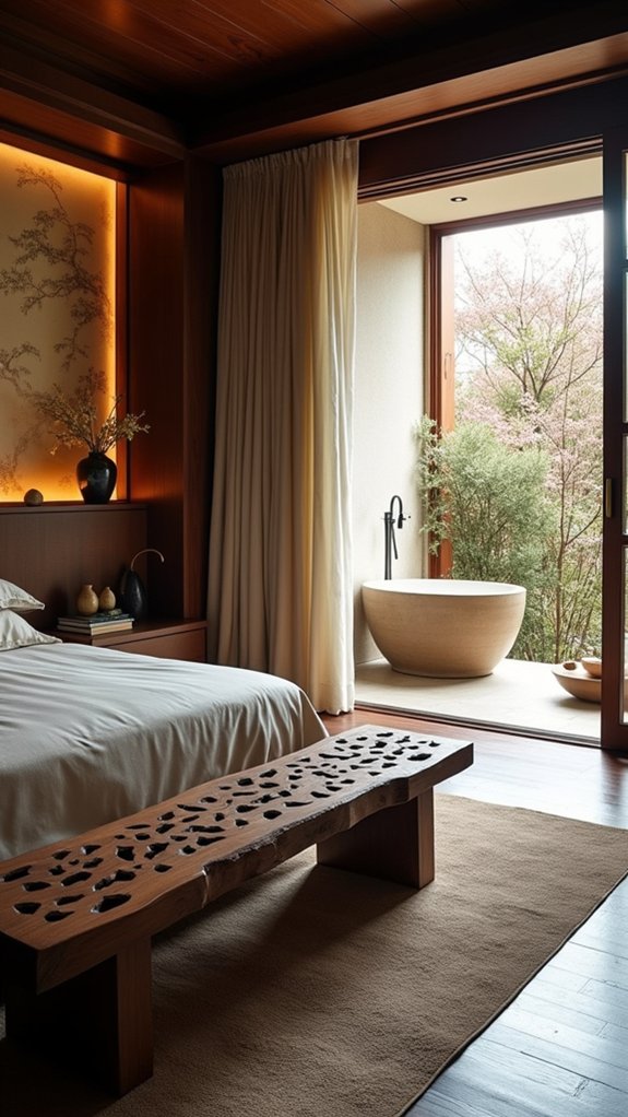 sophisticated serene bedroom design