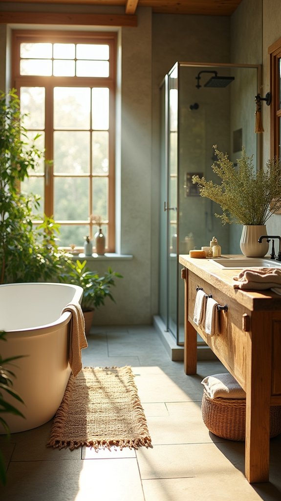 spa inspired bathroom retreat