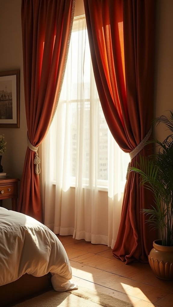 statement tiebacks enhance elegance