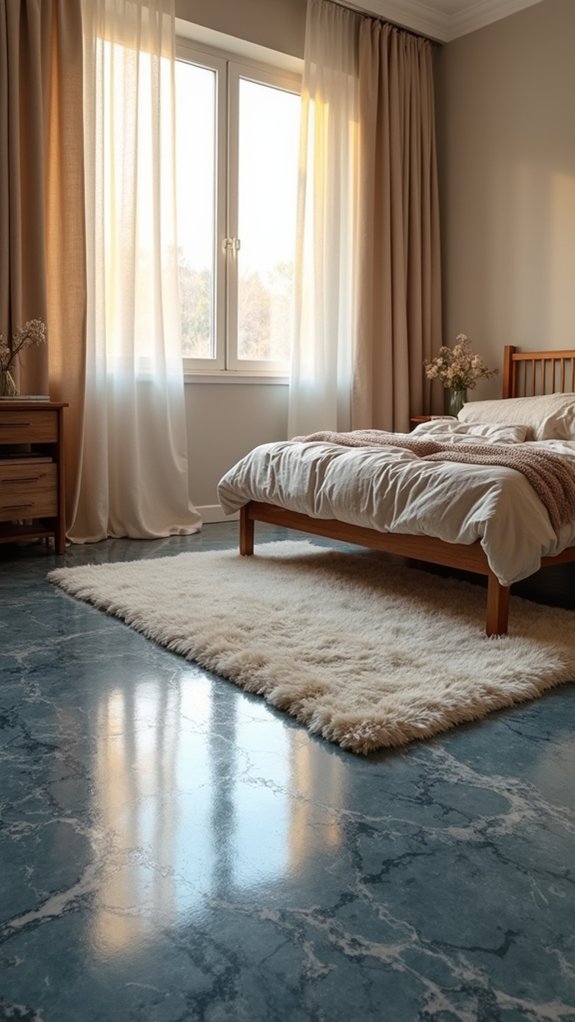 stylish durable epoxy flooring