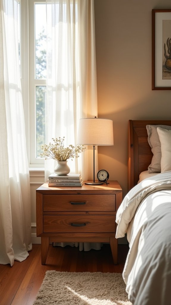 stylish functional nightstands enhance convenience