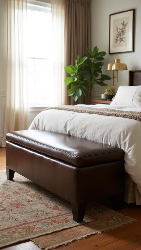 stylish leather storage solution