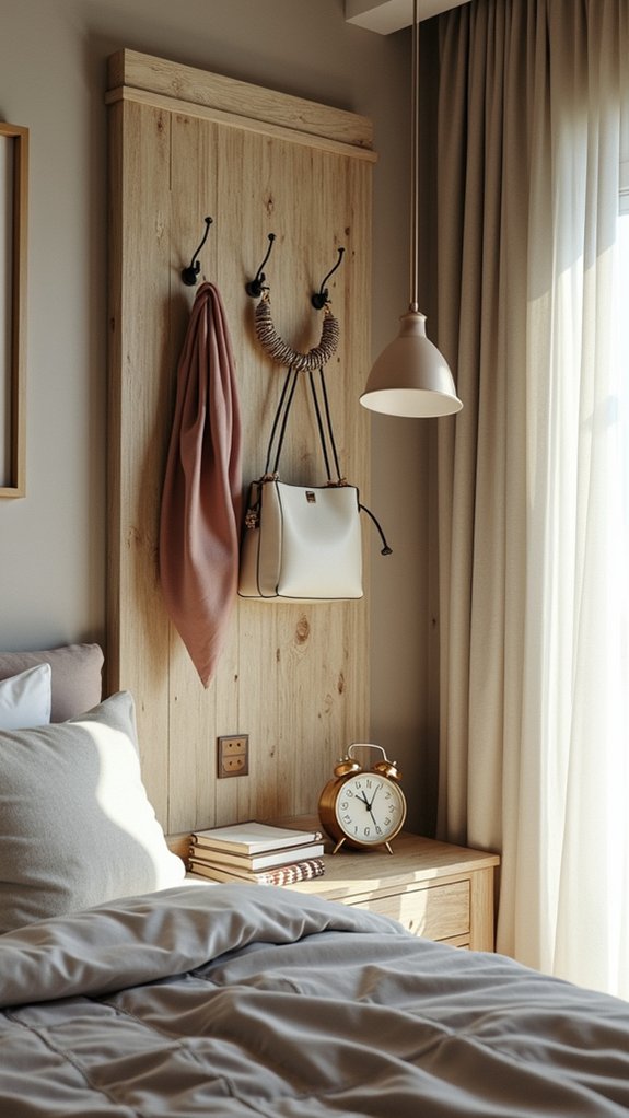 stylish organization with hooks