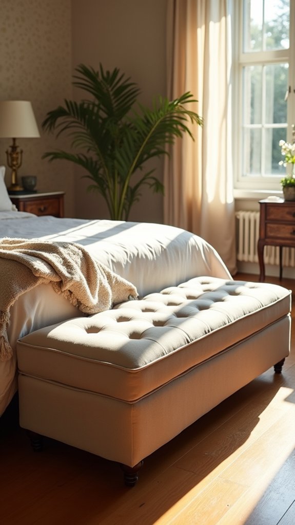 stylish storage ottoman bench