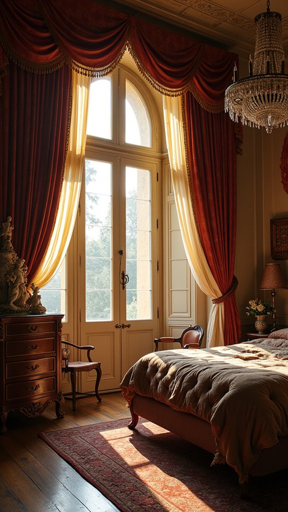 timeless vintage drapery charm