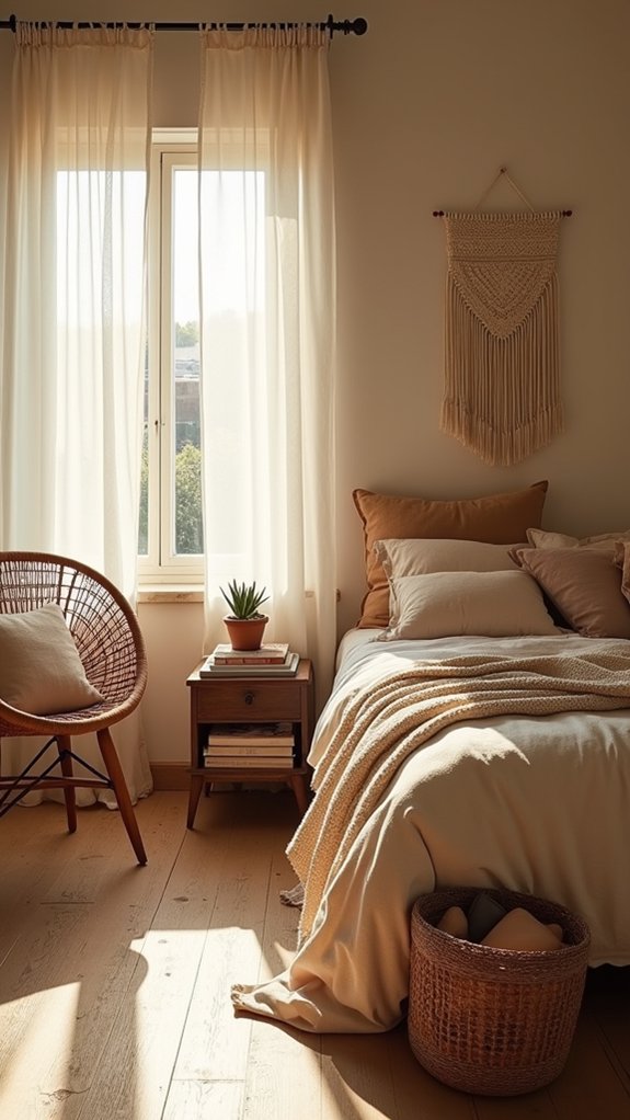 tranquil bohemian bedroom retreat