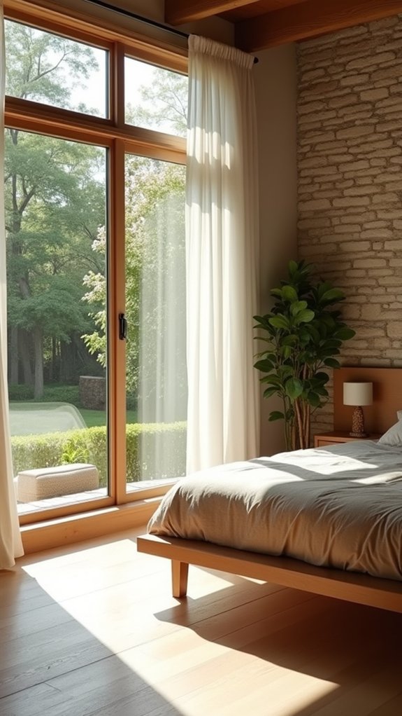 tranquil natural light views