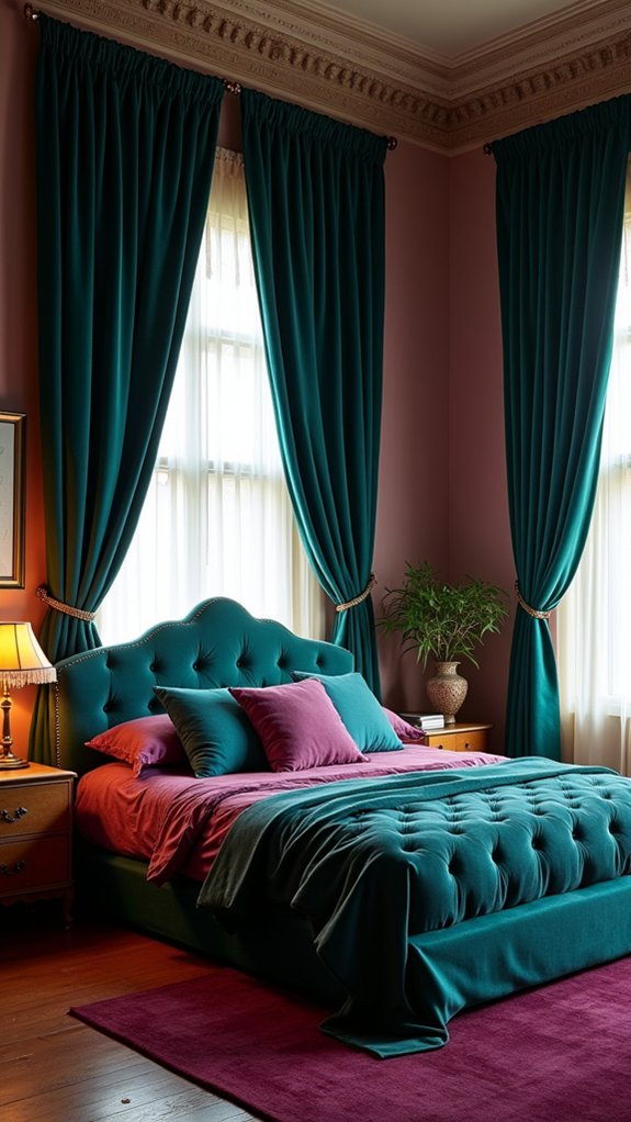 vibrant luxurious jewel tones