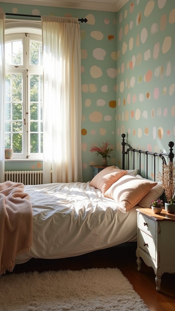 vibrant whimsical bedroom design