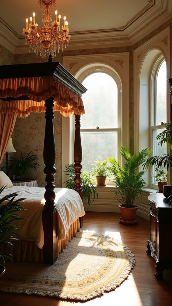 victorian bedroom opulence and warmth