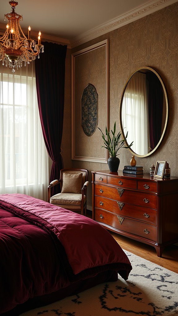 vintage glamour with opulence