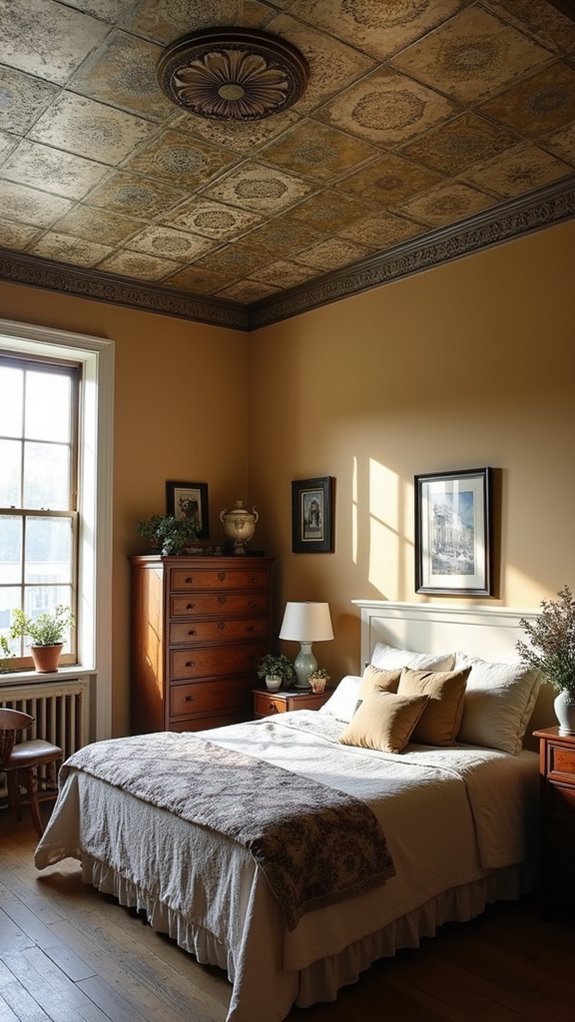 vintage tin tiles charm