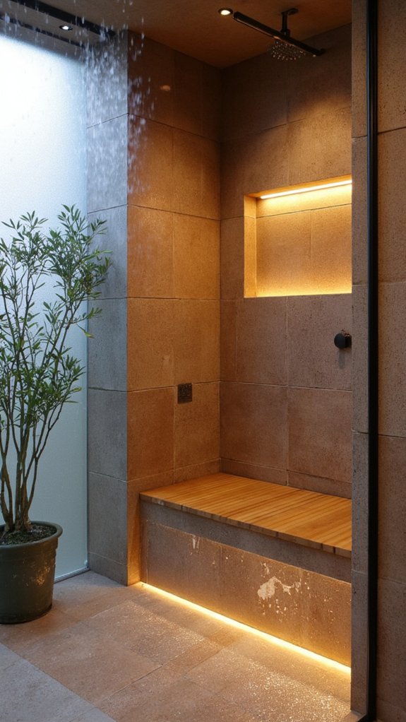 adjustable mood lighting feature