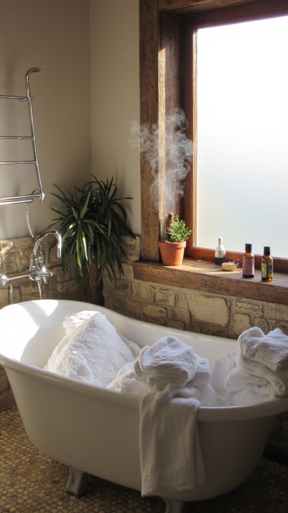 aromatherapy enhances relaxation routine